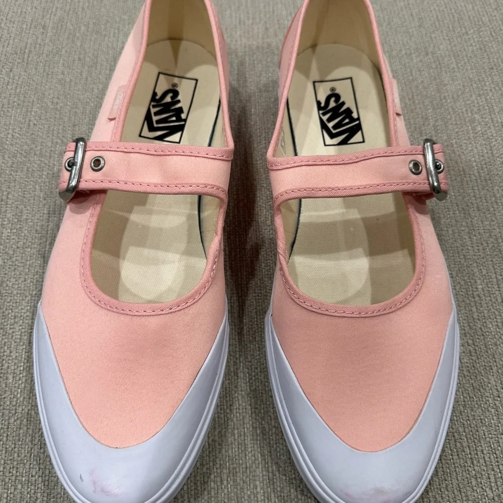 Vans Pink Mary Jane Sneakers - Picture 4 of 9